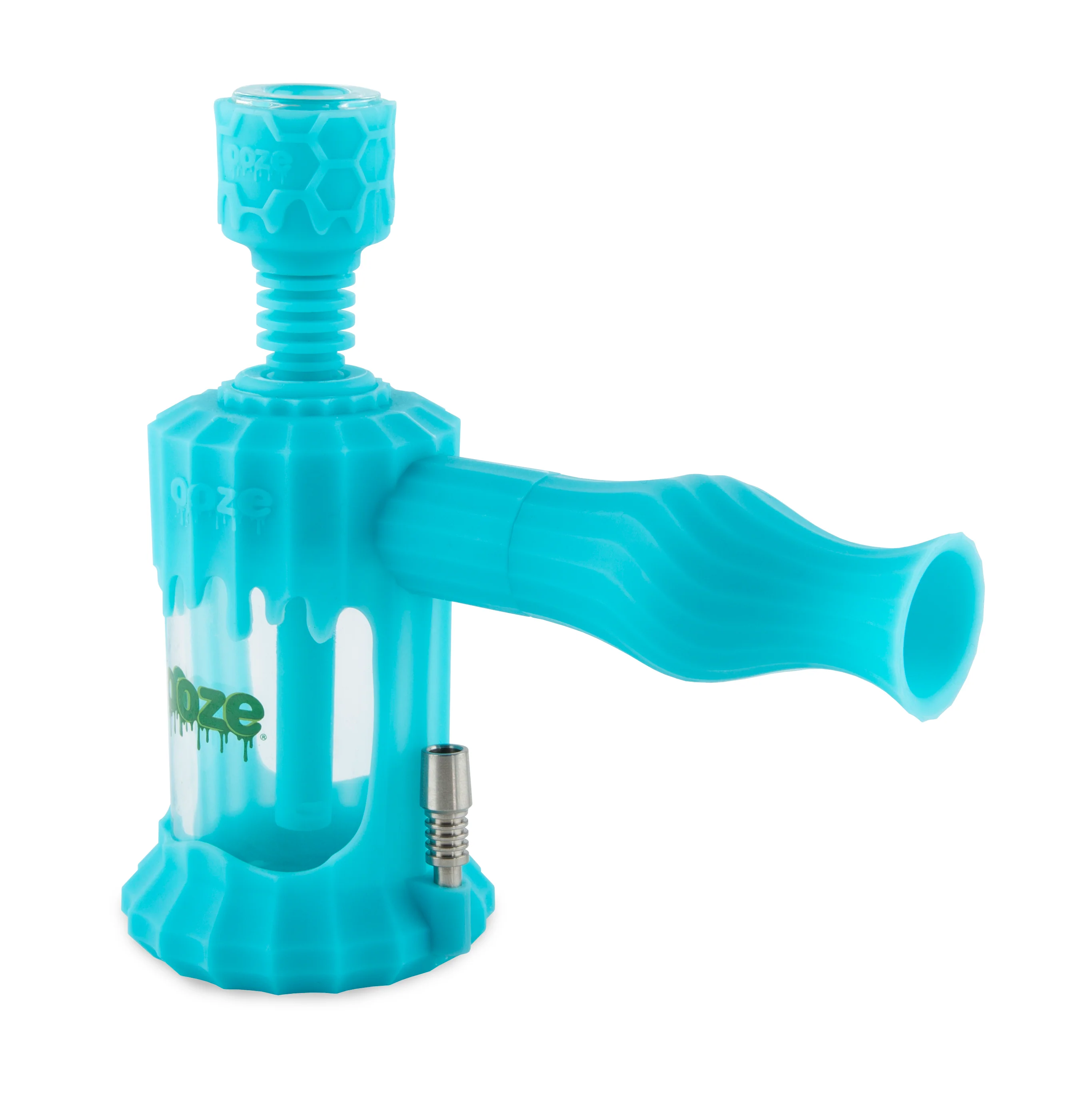 Clobb – Silicone Glass 4-in-1 Hybrid - Aqua Teal - Image 5