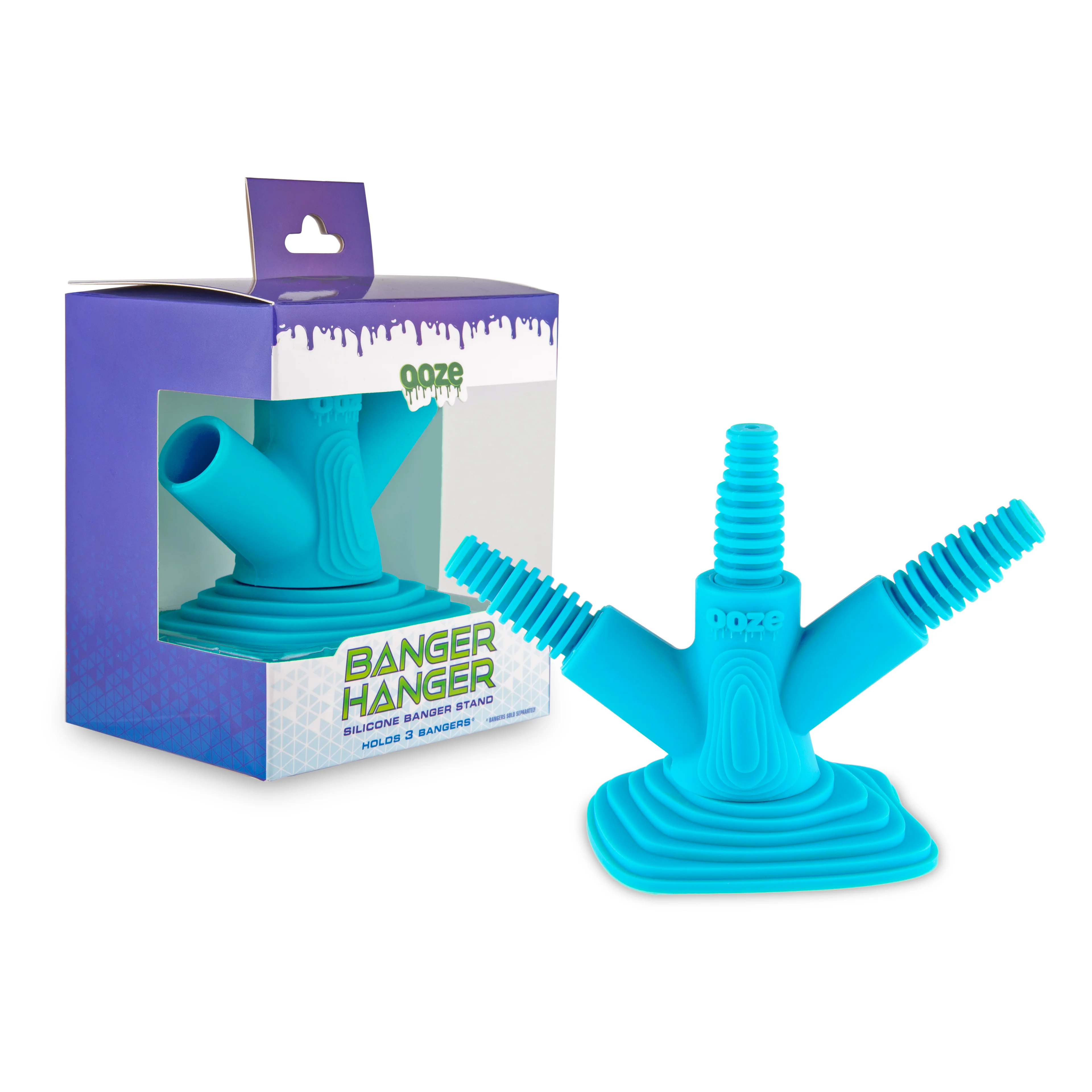 Ooze Banger Hanger Silicone Banger Stand - Aqua Teal - Image 2