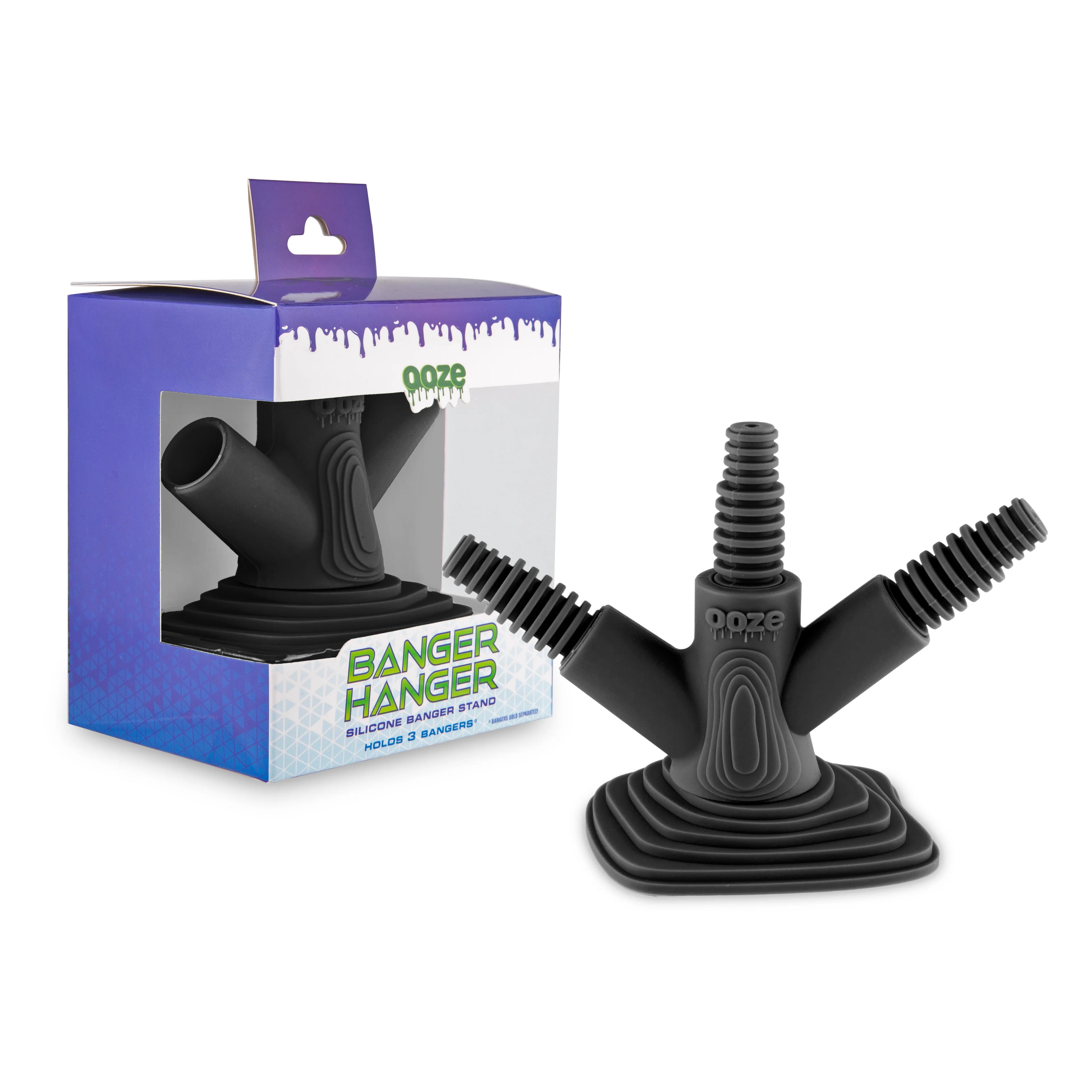 Ooze Banger Hanger Silicone Banger Stand - Panther Black - Image 2