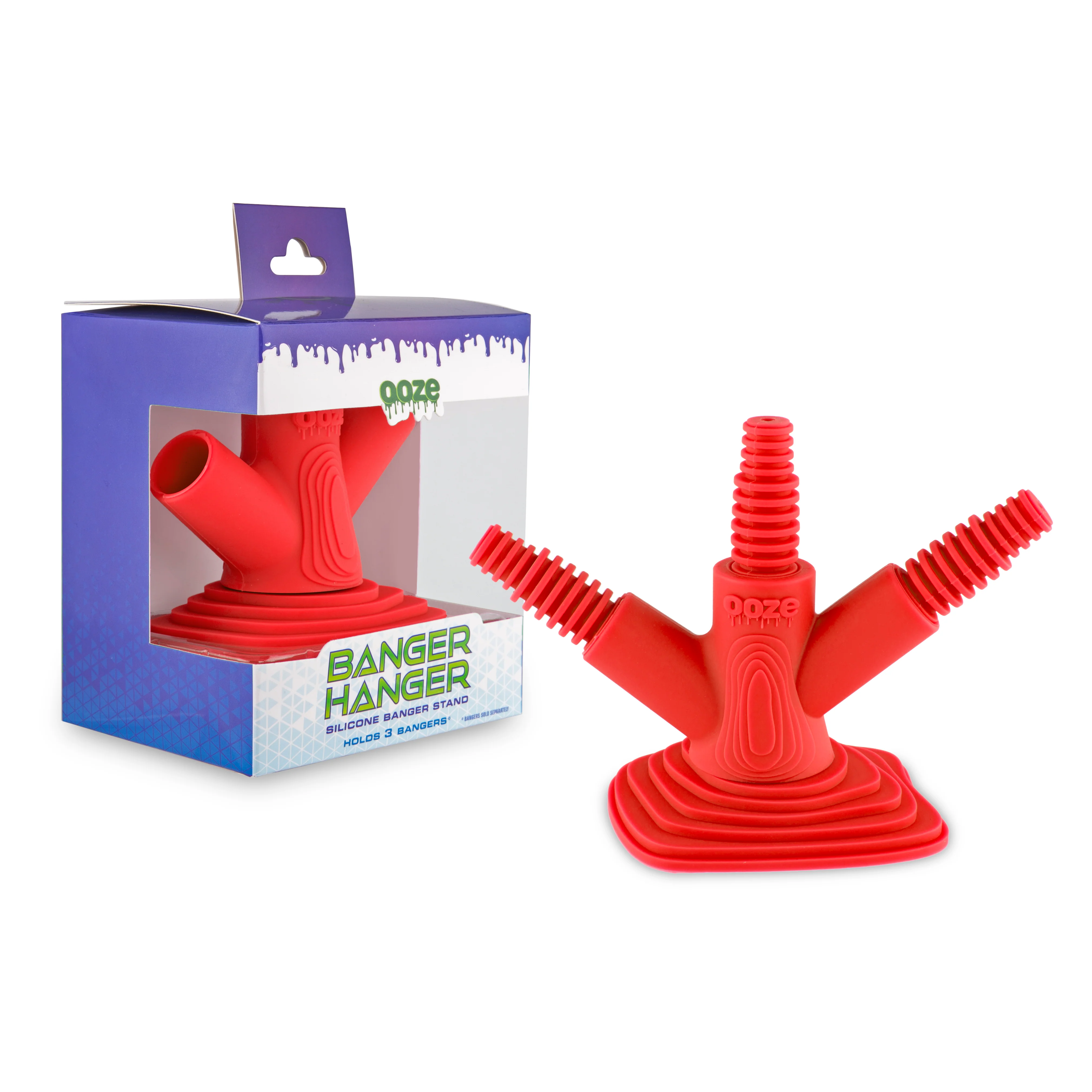 Ooze Banger Hanger Silicone Banger Stand - Scarlet - Image 4