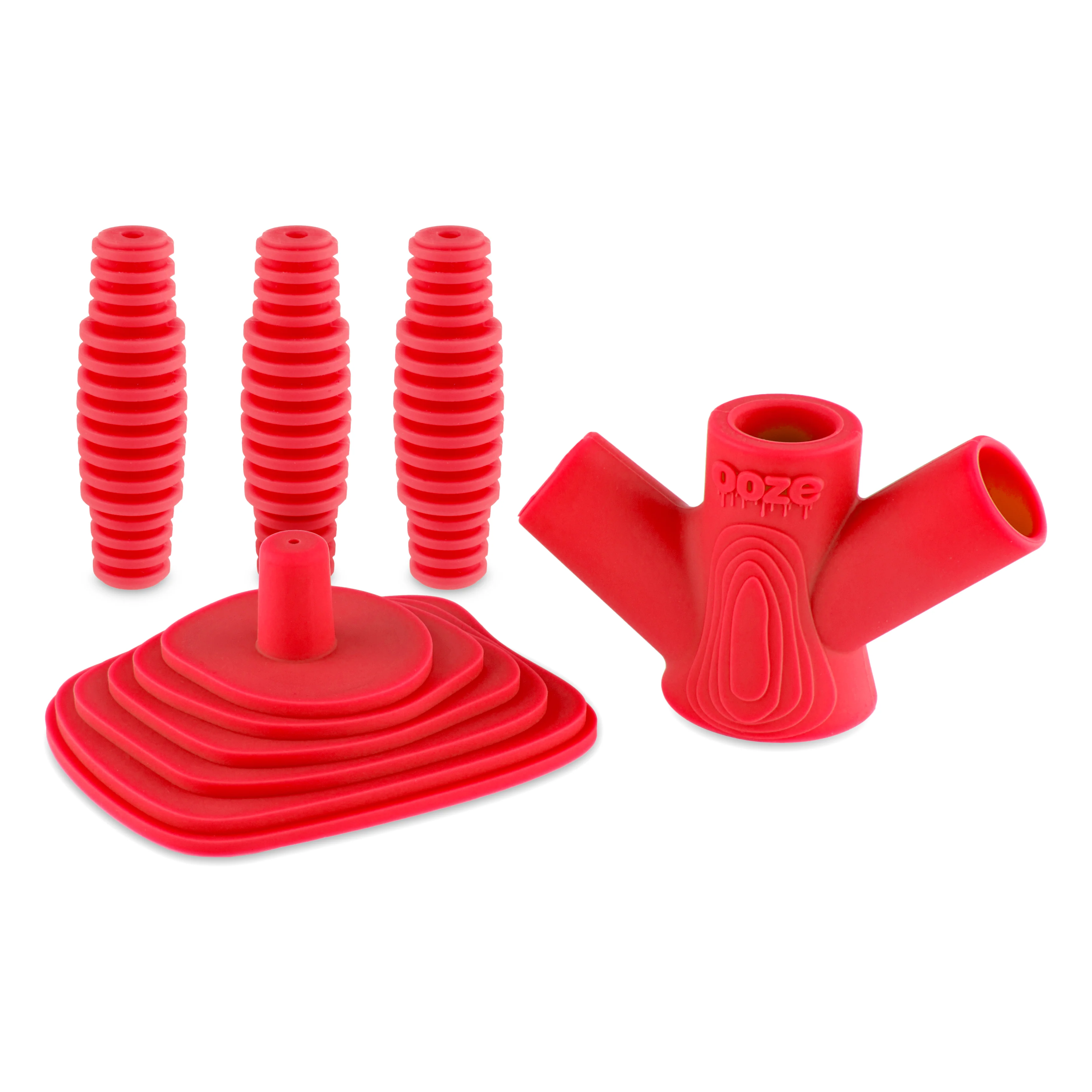 Ooze Banger Hanger Silicone Banger Stand - Scarlet - Image 6