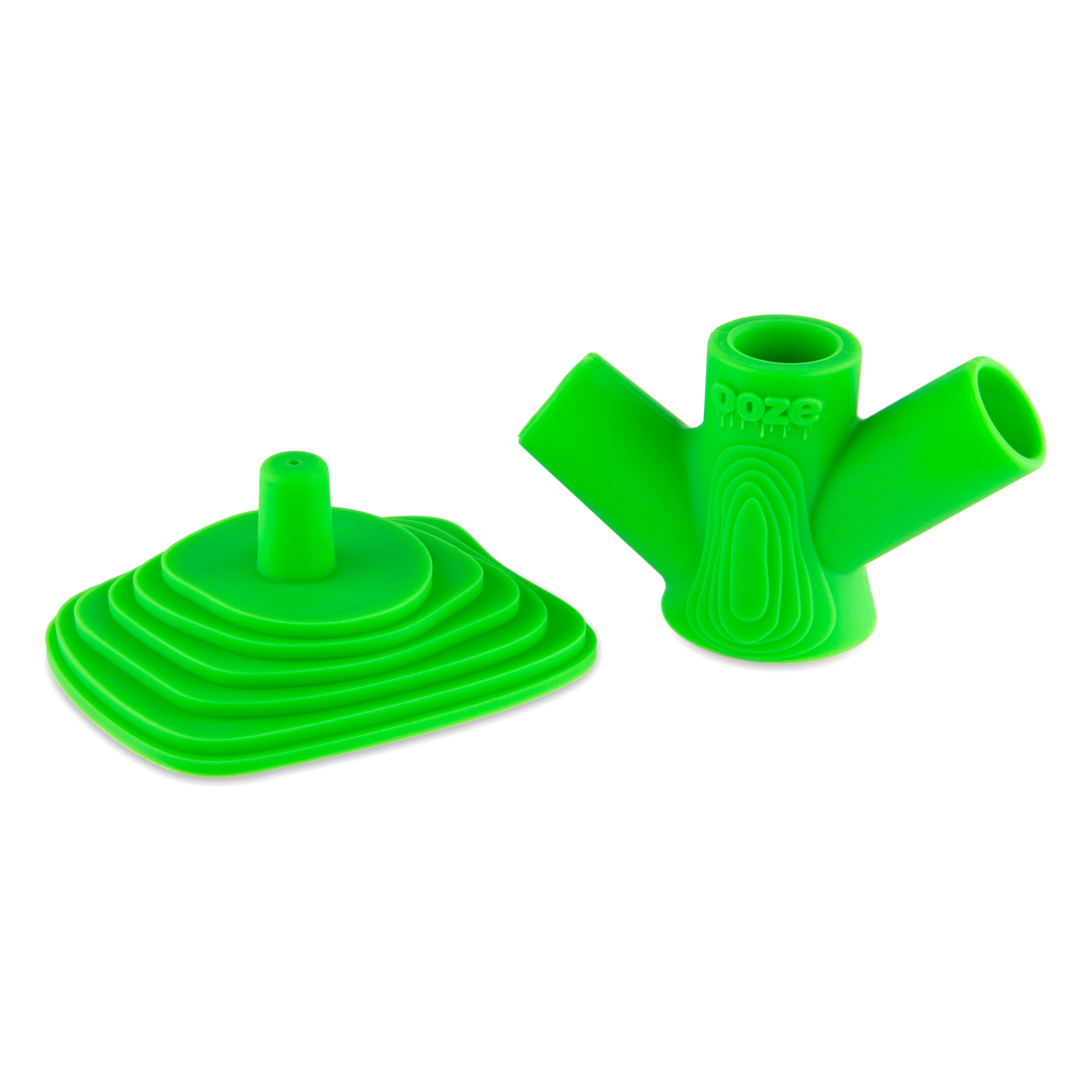 Ooze Banger Hanger Silicone Banger Stand - Slime Green - Image 4