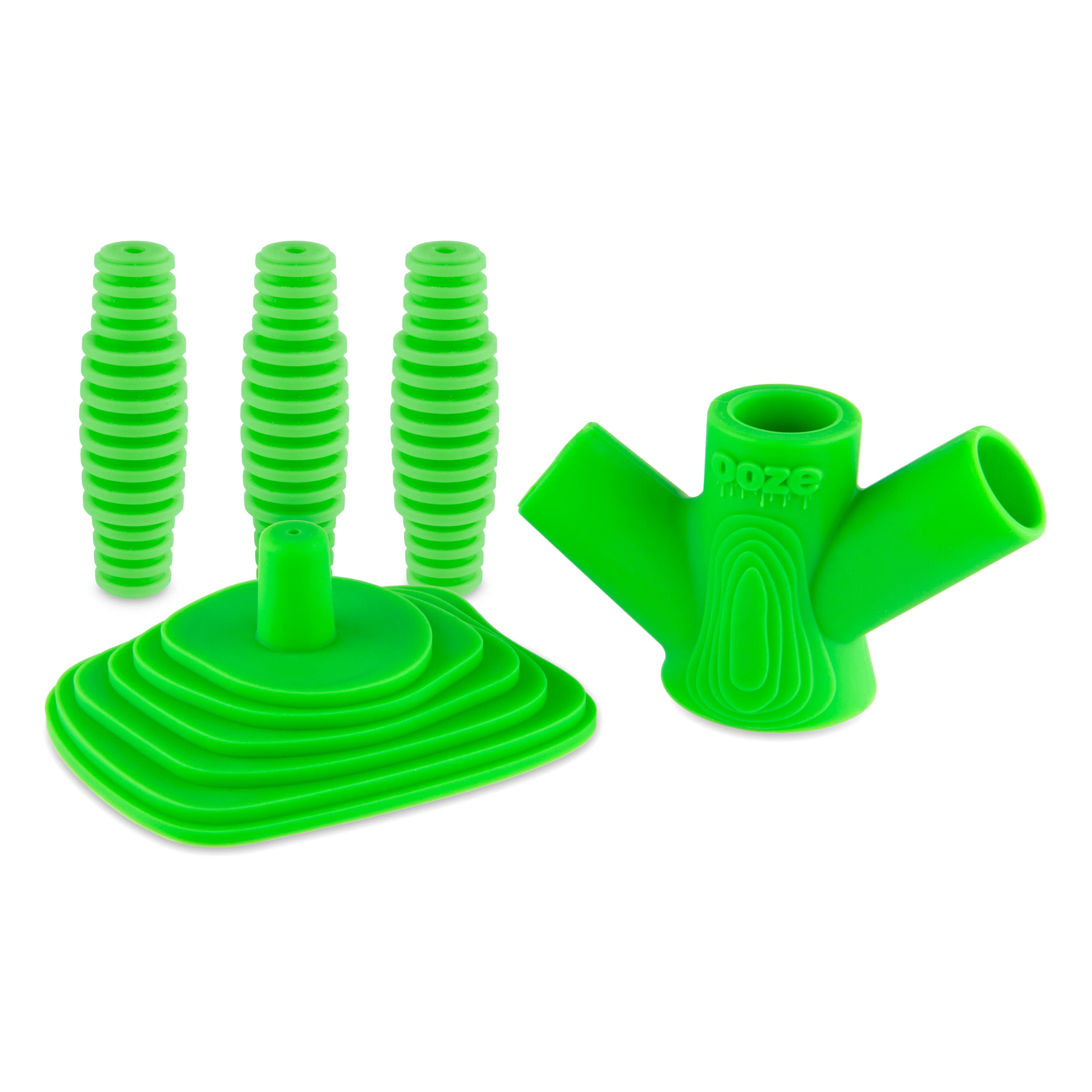 Ooze Banger Hanger Silicone Banger Stand - Slime Green - Image 5