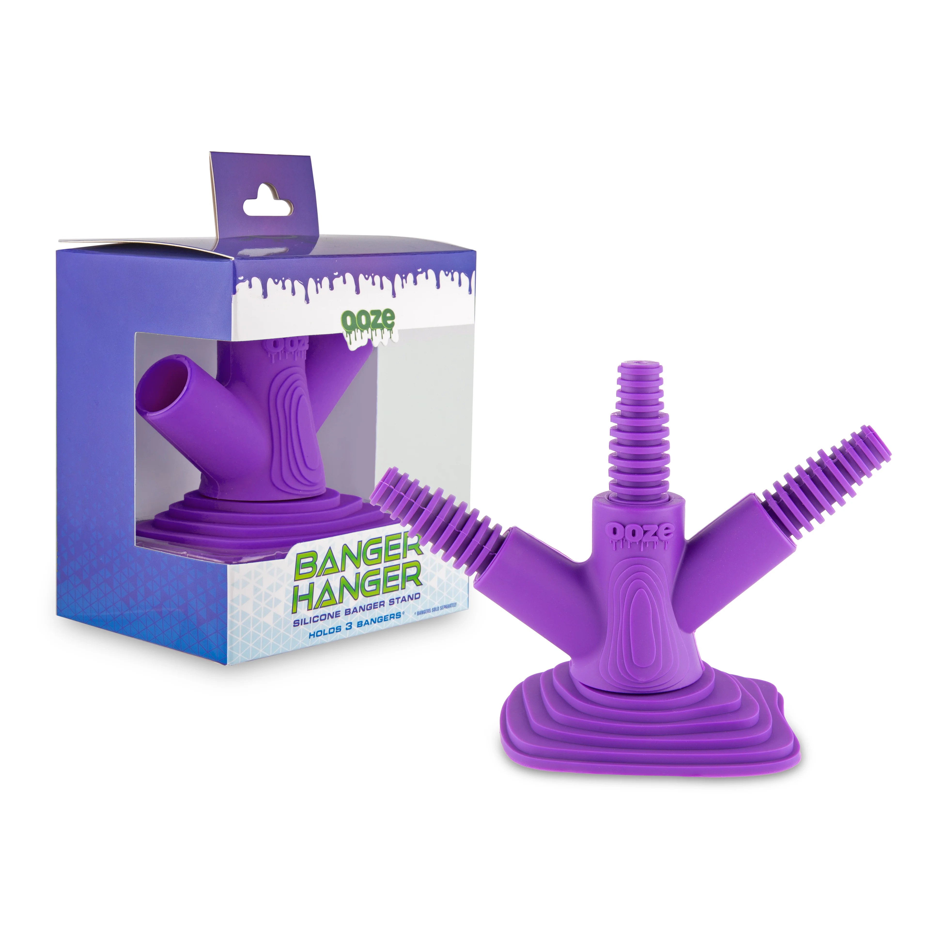 Ooze Banger Hanger Silicone Banger Stand - Ultra Purple - Image 2