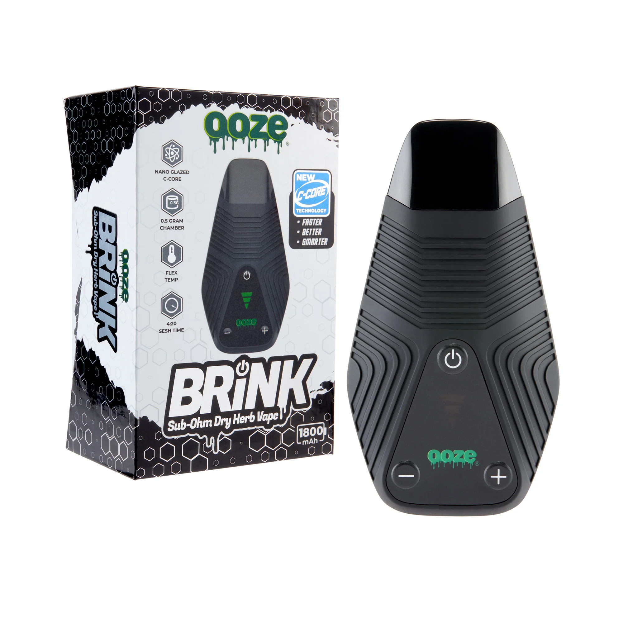 Brink – 1800 mAh Dry Herb Vaporizer - Panther Black - Image 6