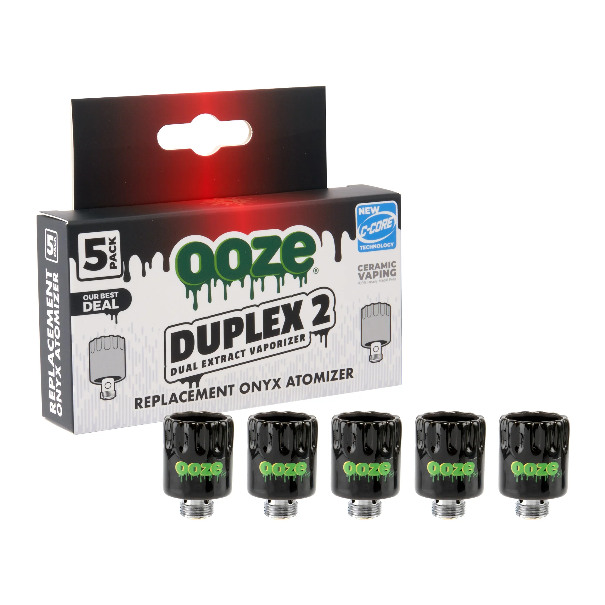 Duplex 2 Replacement Onyx Atomizer 5-Pack - Image 2