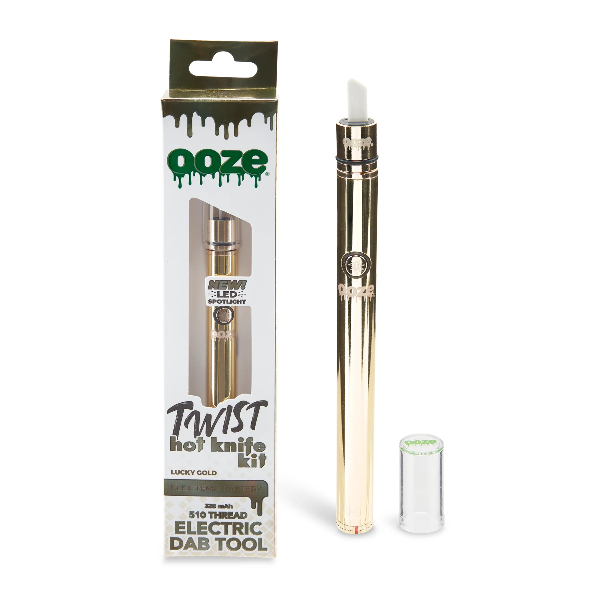 Twist Hot Knife with LED Spotlight - Lucky Gold - Image 5