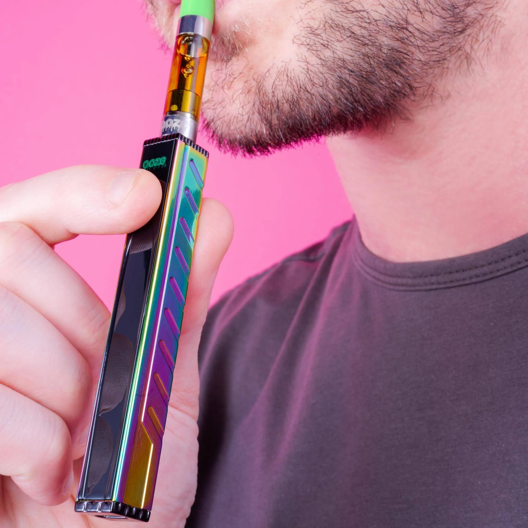 Quad 2 – 500 mAh Square Vape Battery – Rainbow - Image 2