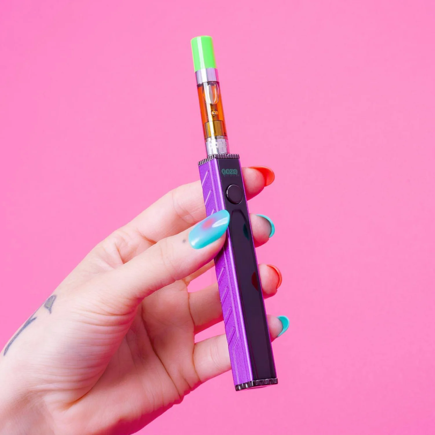 Quad 2 – 500 mAh Square Vape Battery – Ultra Purple - Image 2