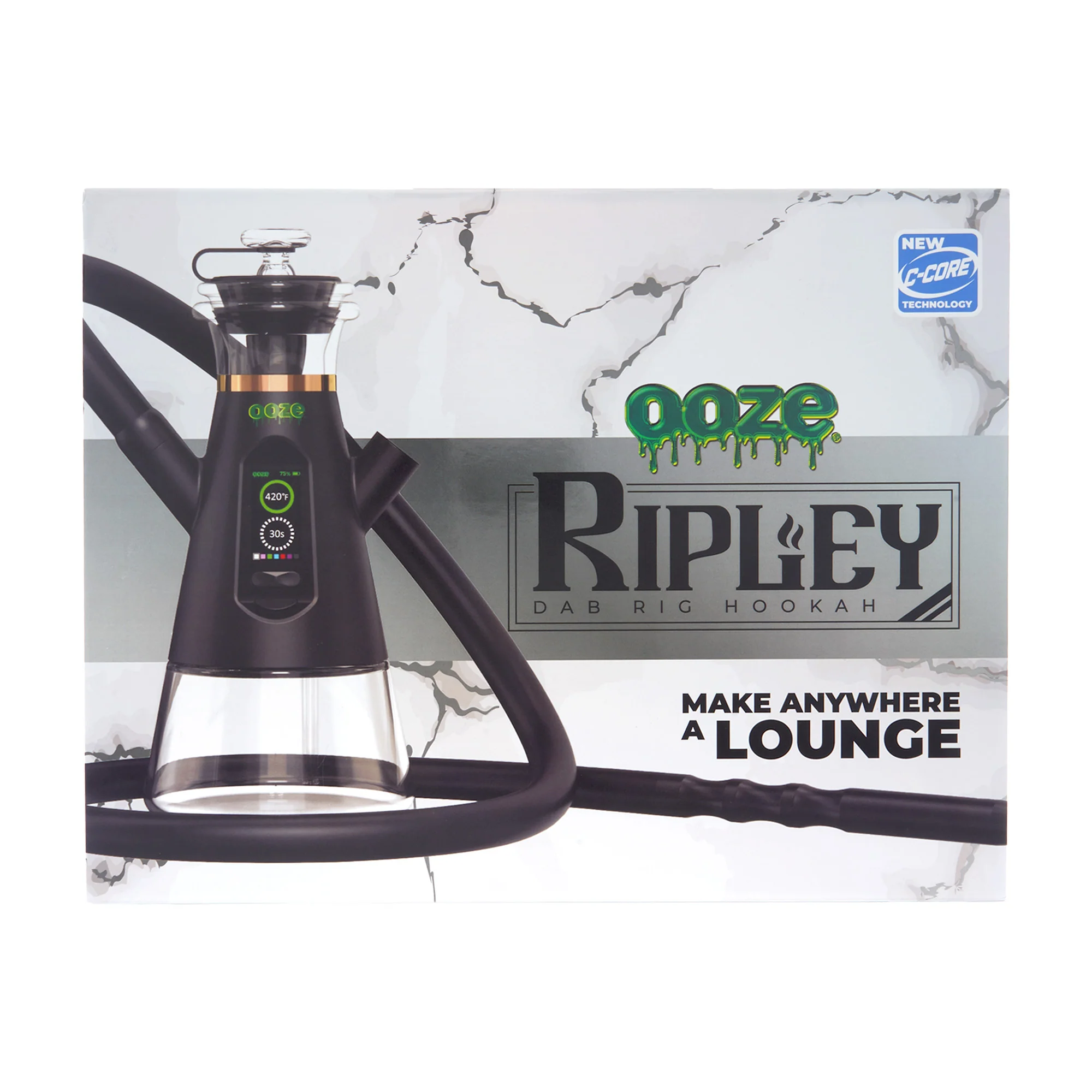 Ripley Dab Rig Hookah – C-Core 2400 mAh - Black - Image 8