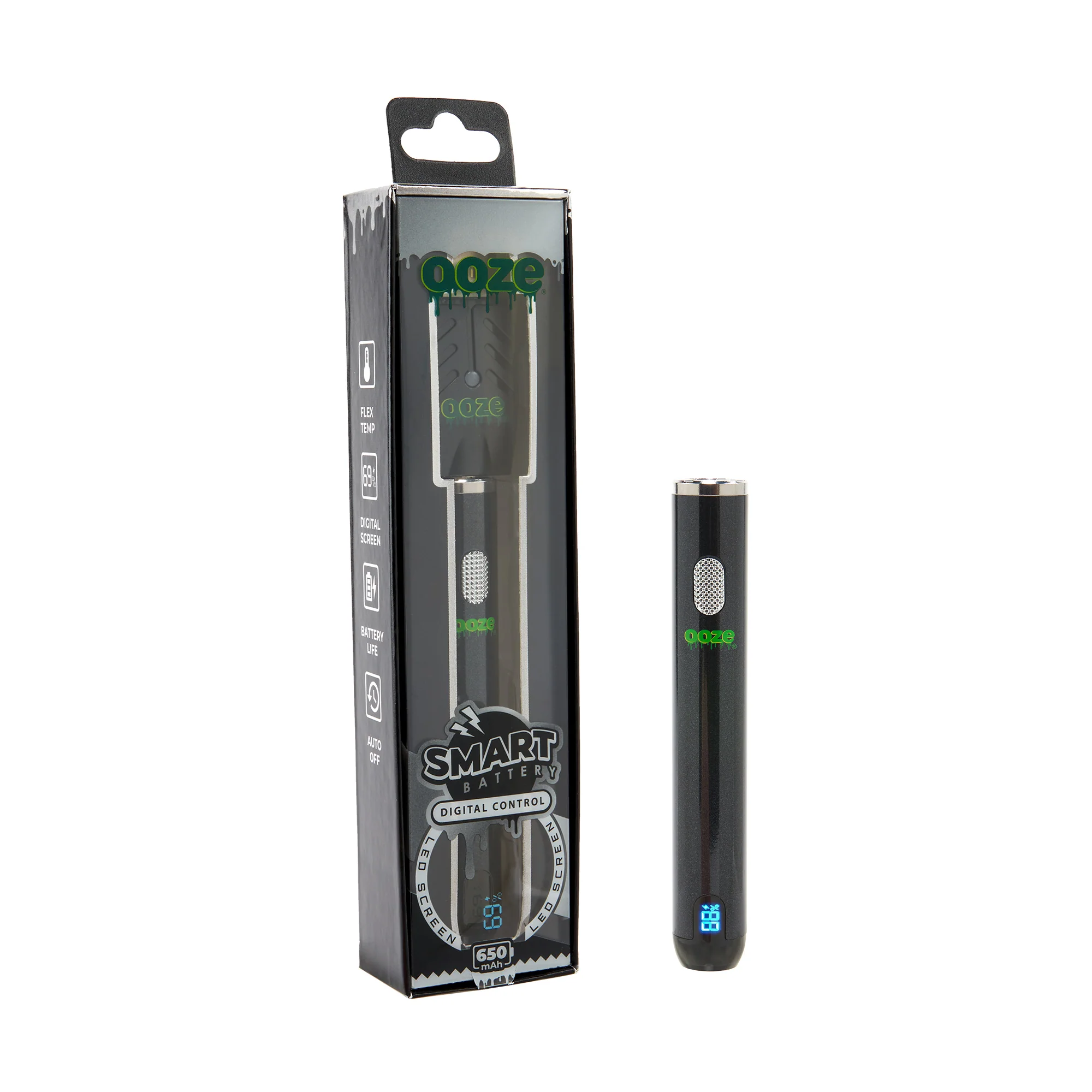 Smart Battery – 650 mAh Vape Pen - Panther Black - Image 3