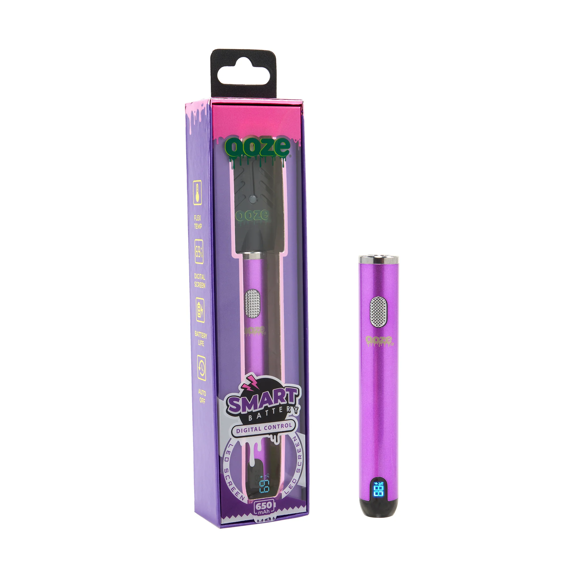 Smart Battery – 650 mAh Vape Pen - Ultra Purple - Image 3