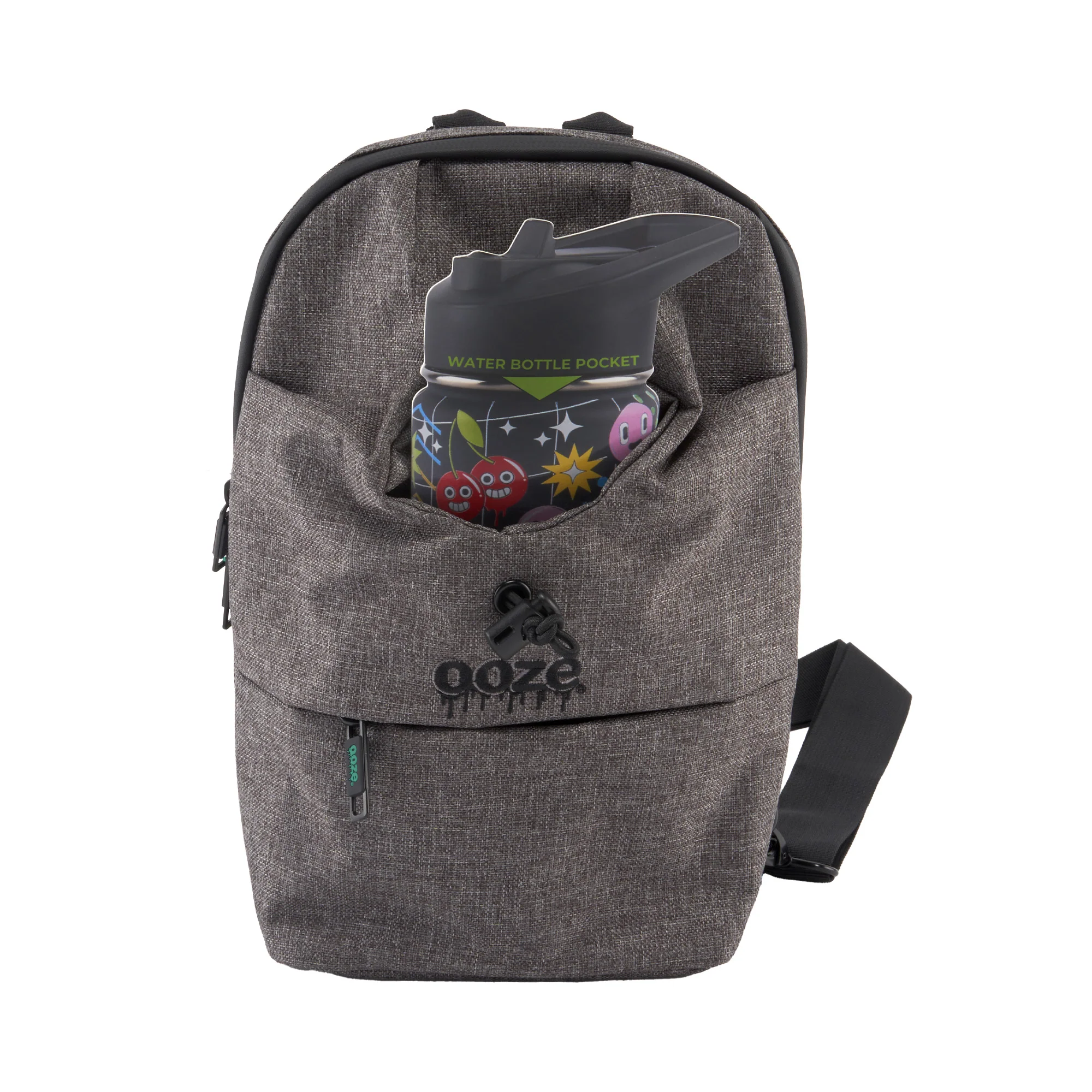 Smell Proof Crossbody Bag - Traveler Series - Smoke Gray