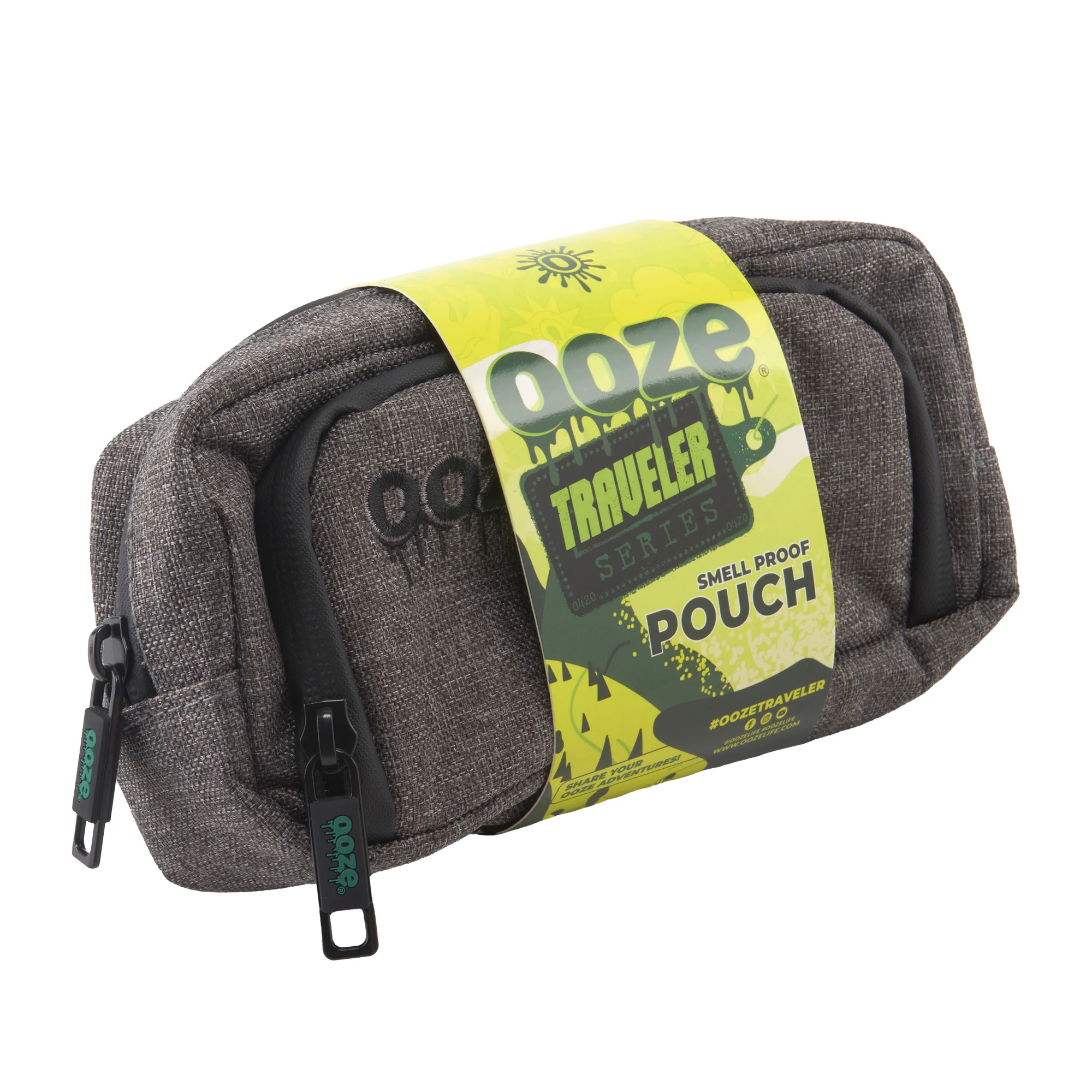 Ooze Smell Proof Travel Pin Bag - Traveler Series - Smoke Gray - Image 4