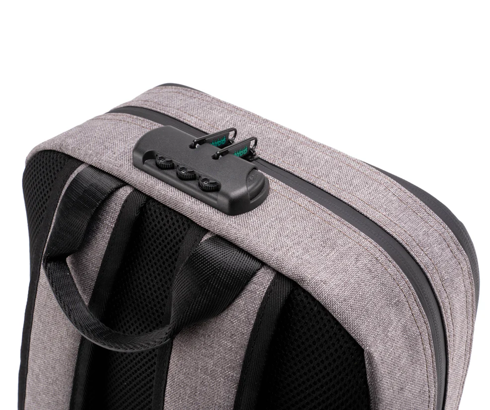 Ooze Traveler Classic Smell Proof Backpack - Smoke Gray - Image 6