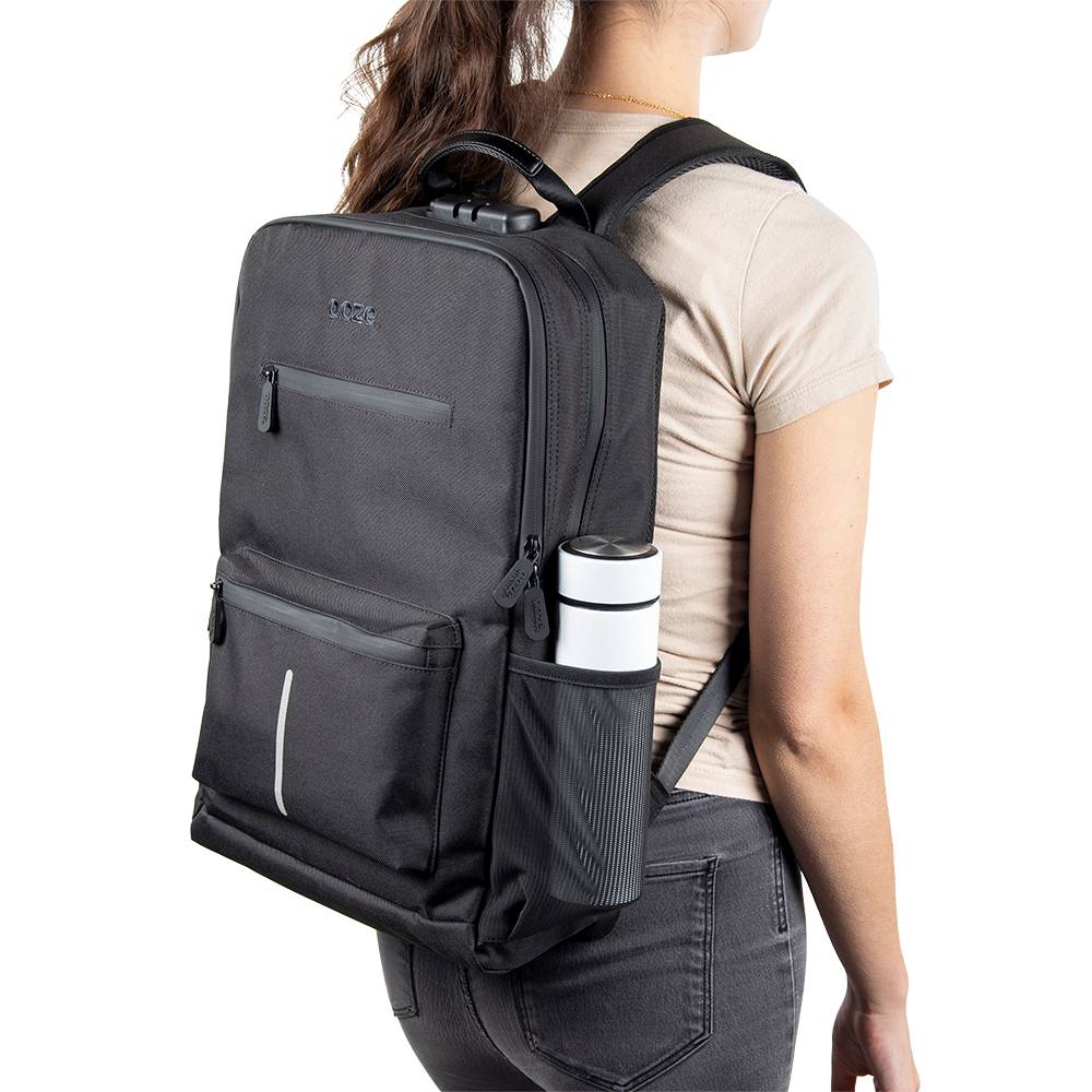Ooze Traveler Smell Proof Locking Backpack - Surf Blue - Image 8