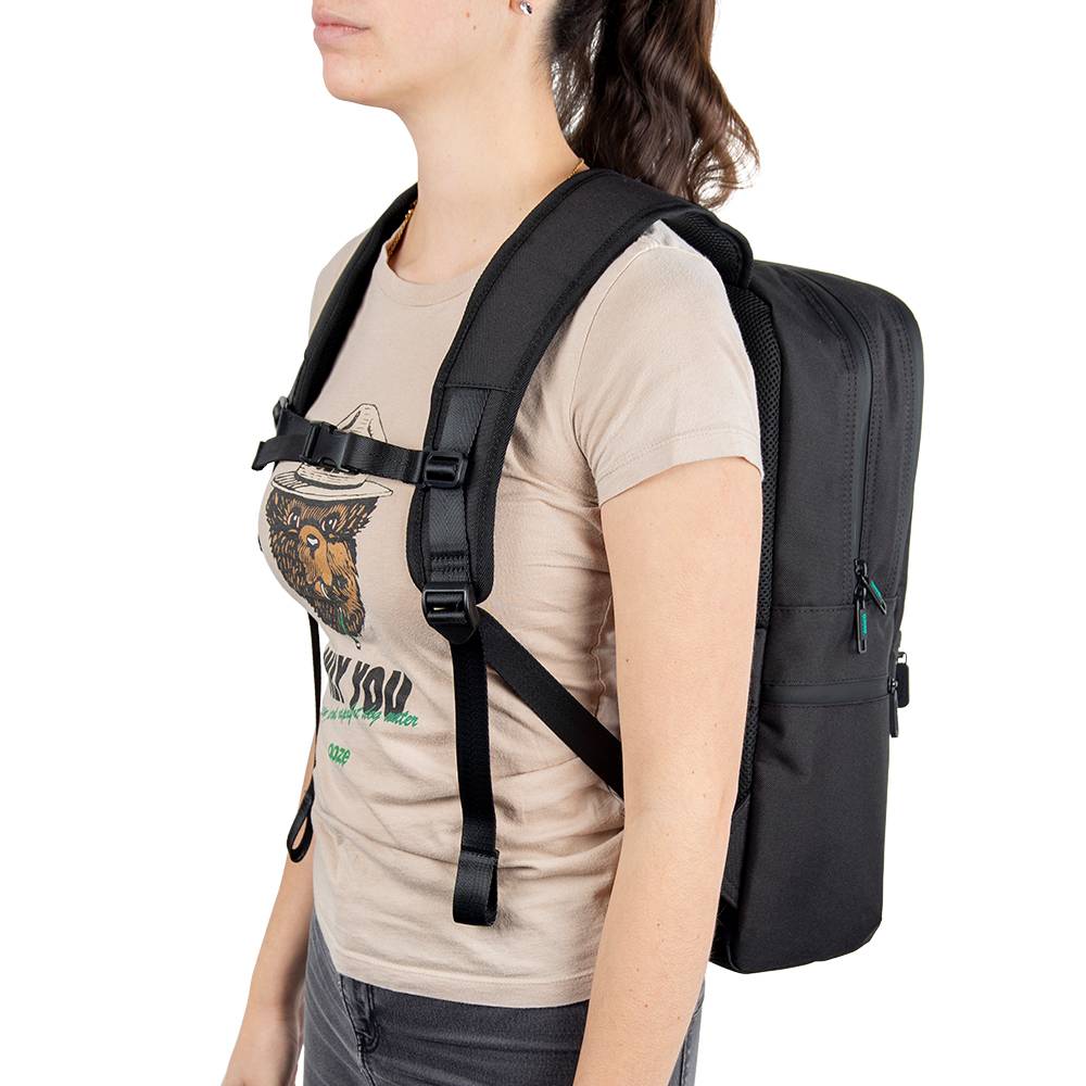 Ooze Traveler Smell Proof Locking Backpack - Surf Blue - Image 9