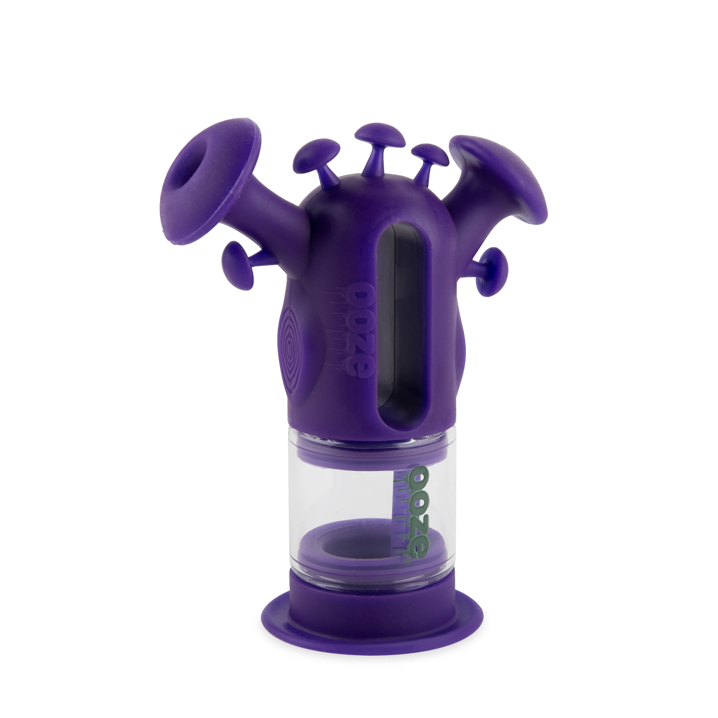 Ooze Trip Pipe Silicone Water Bubbler & Dab Rig - Ultra Purple - Image 2