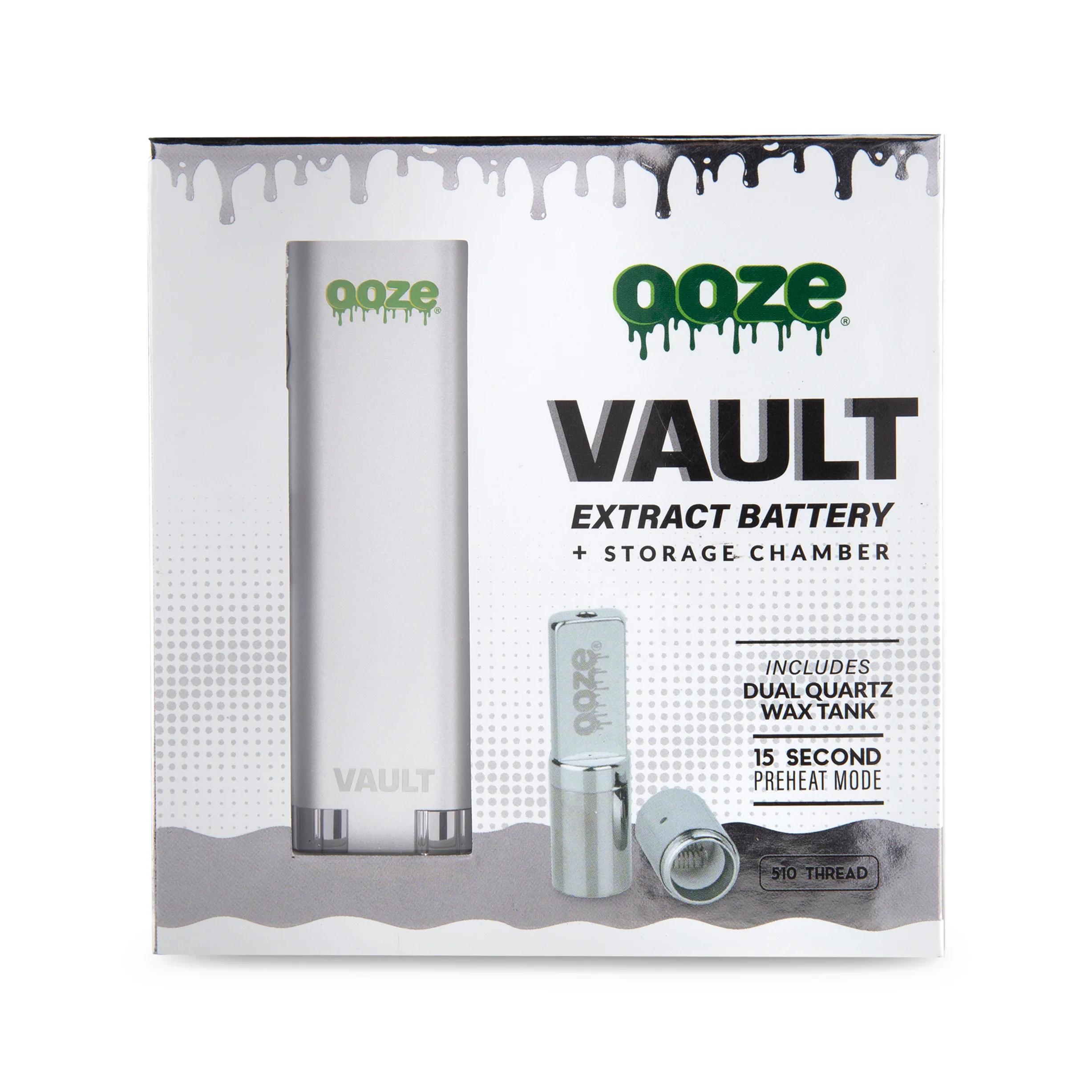 Vault - 450 mAh Battery with Storage Chamber - Stellar Silver - Image 6