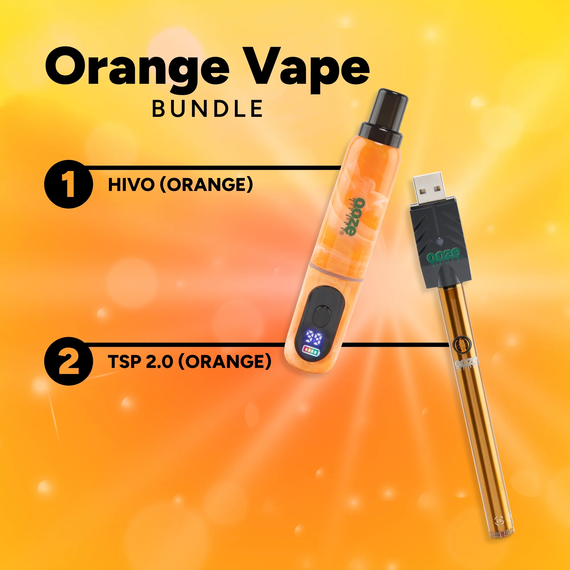 Orange Vape Bundle - Image 2