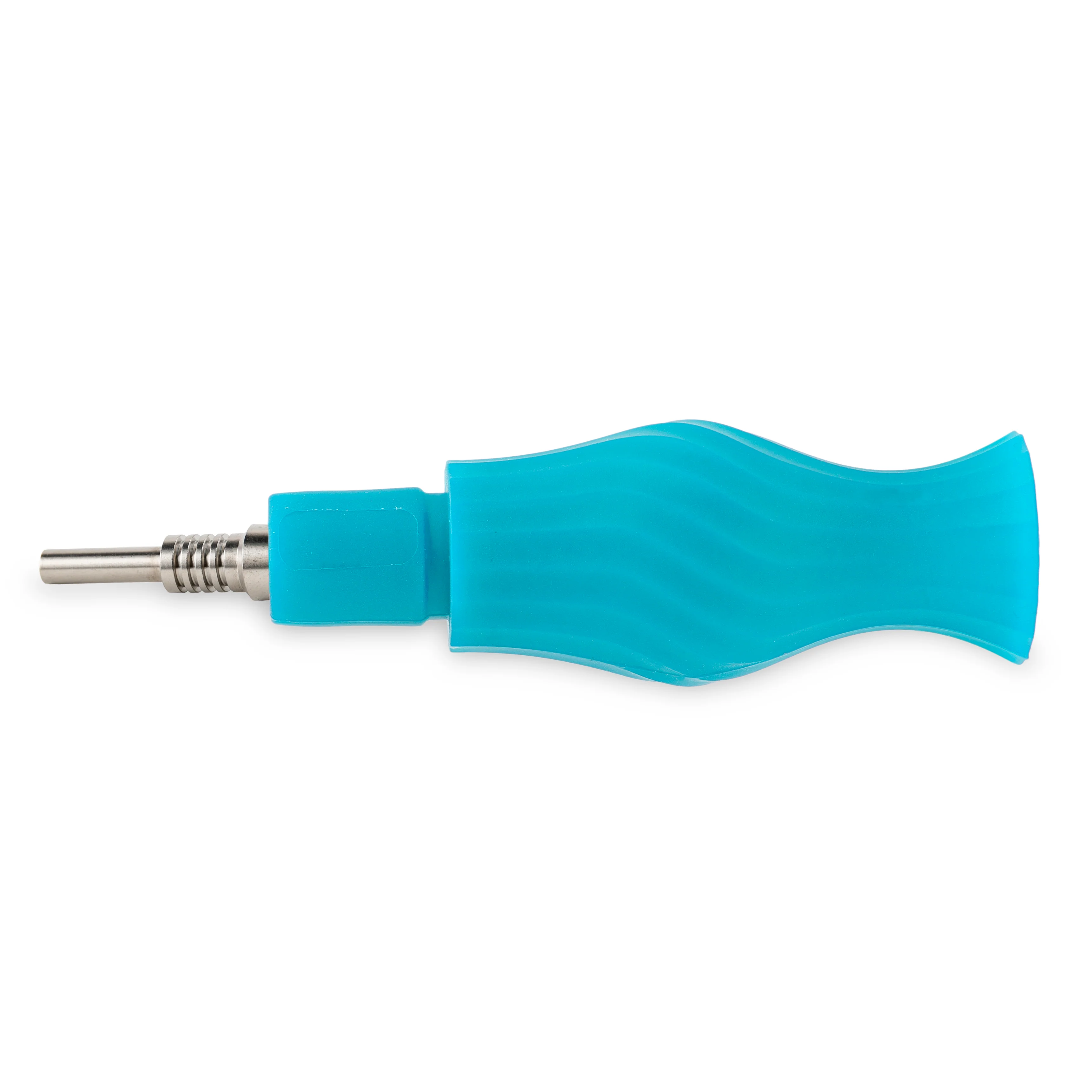 Ooze Ozone Silicone Water Pipe, Dab Rig & Dab Straw - Aqua Teal - Image 6