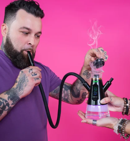 Ripley Dab Rig Hookah – C-Core 2400 mAh - Lilac Mist - Image 3