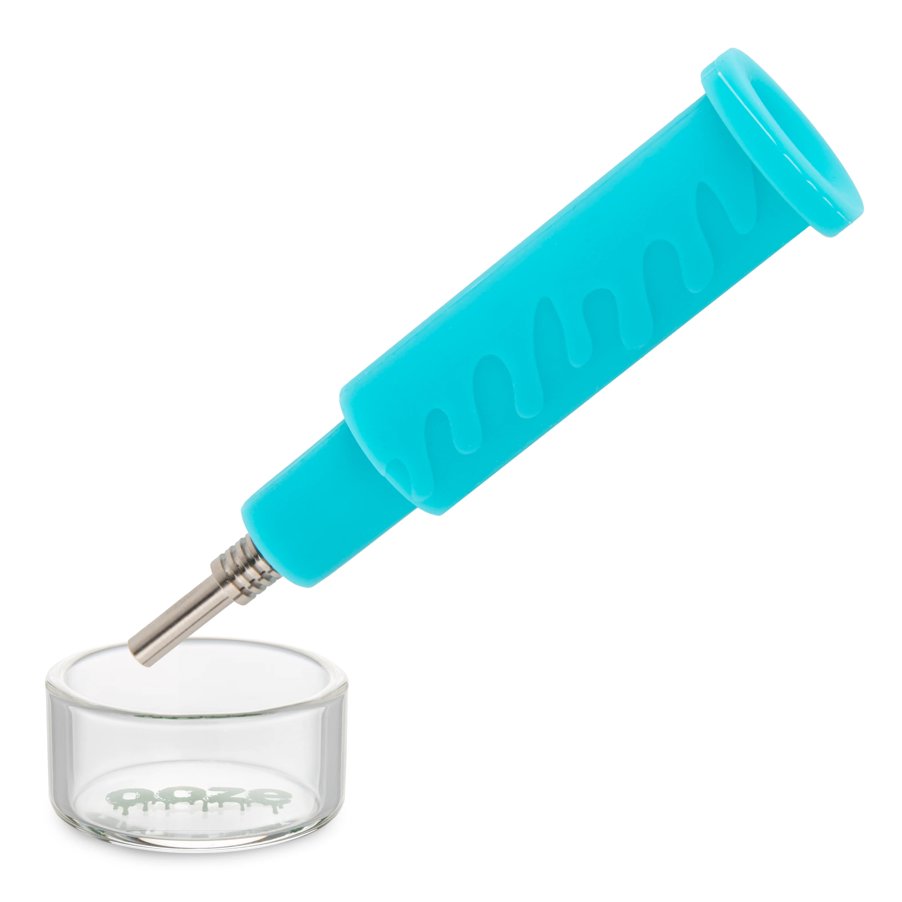 Ooze Swerve Silicone Water Pipe, Dab Rig & Dab Straw - Aqua Teal - Image 10