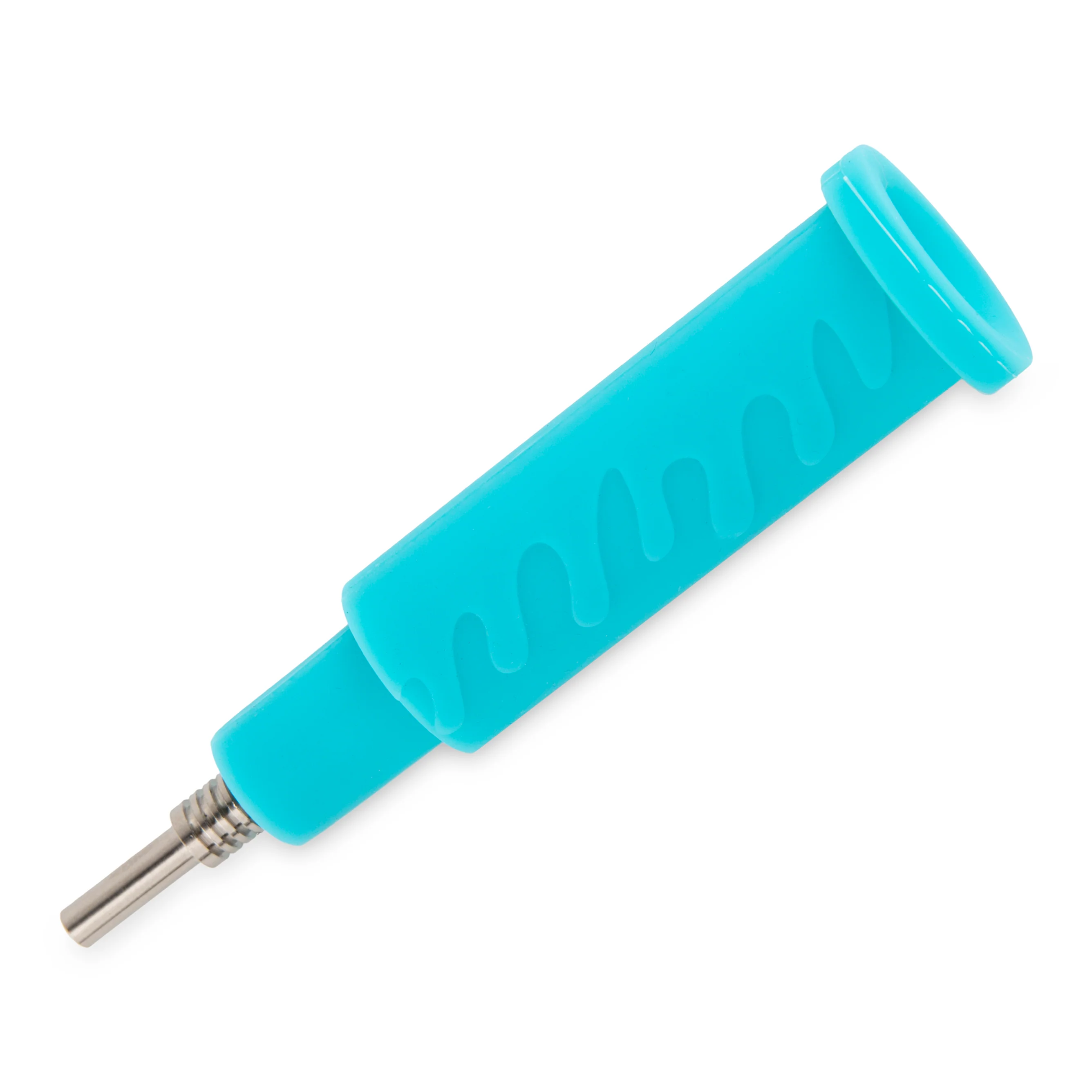 Ooze Swerve Silicone Water Pipe, Dab Rig & Dab Straw - Aqua Teal - Image 6