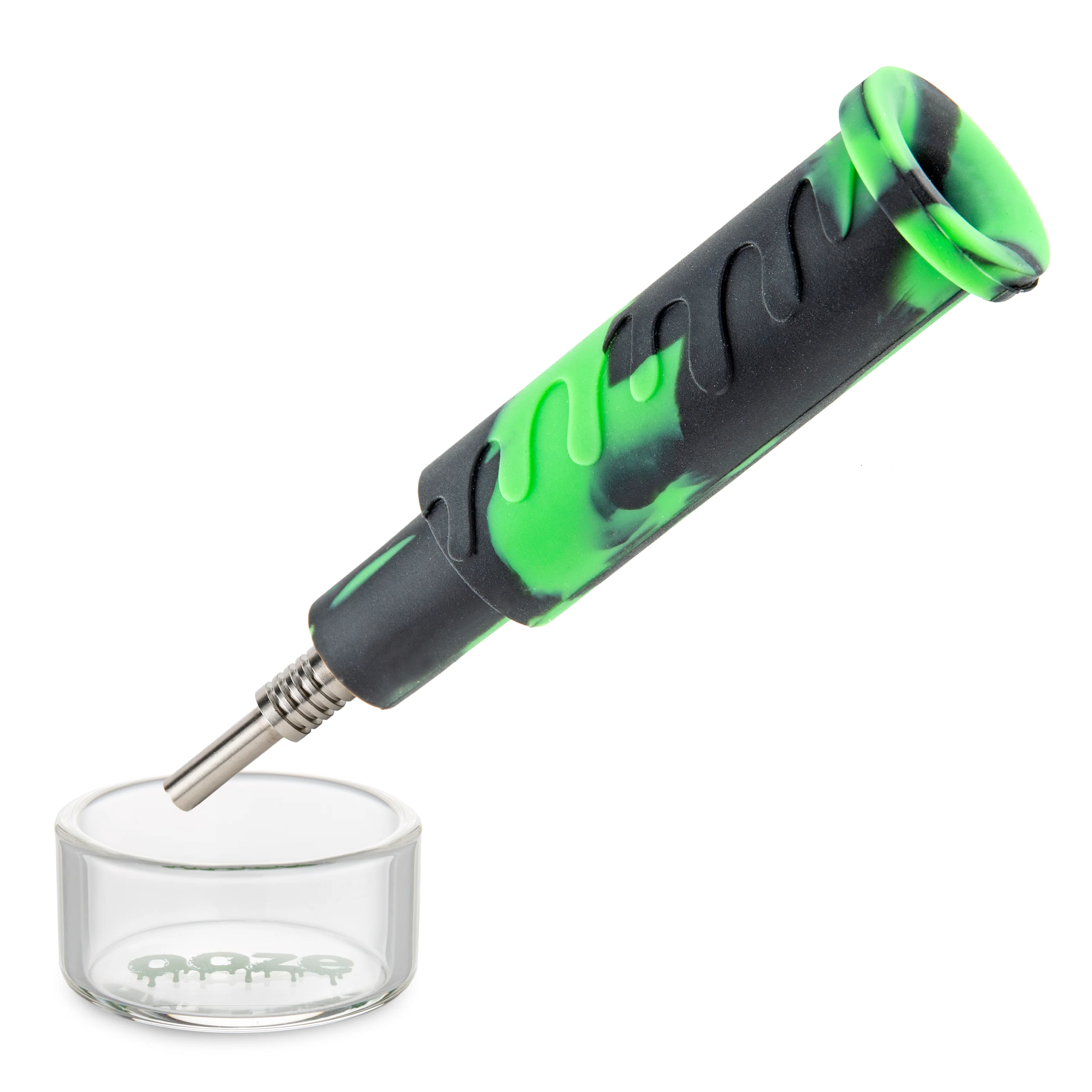 Ooze Swerve Silicone Water Pipe, Dab Rig & Dab Straw - Chameleon - Image 10
