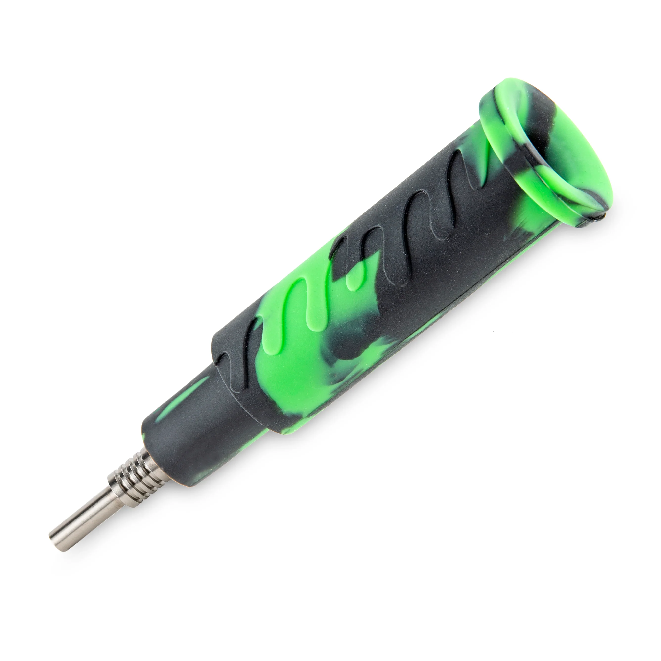 Ooze Swerve Silicone Water Pipe, Dab Rig & Dab Straw - Chameleon - Image 6